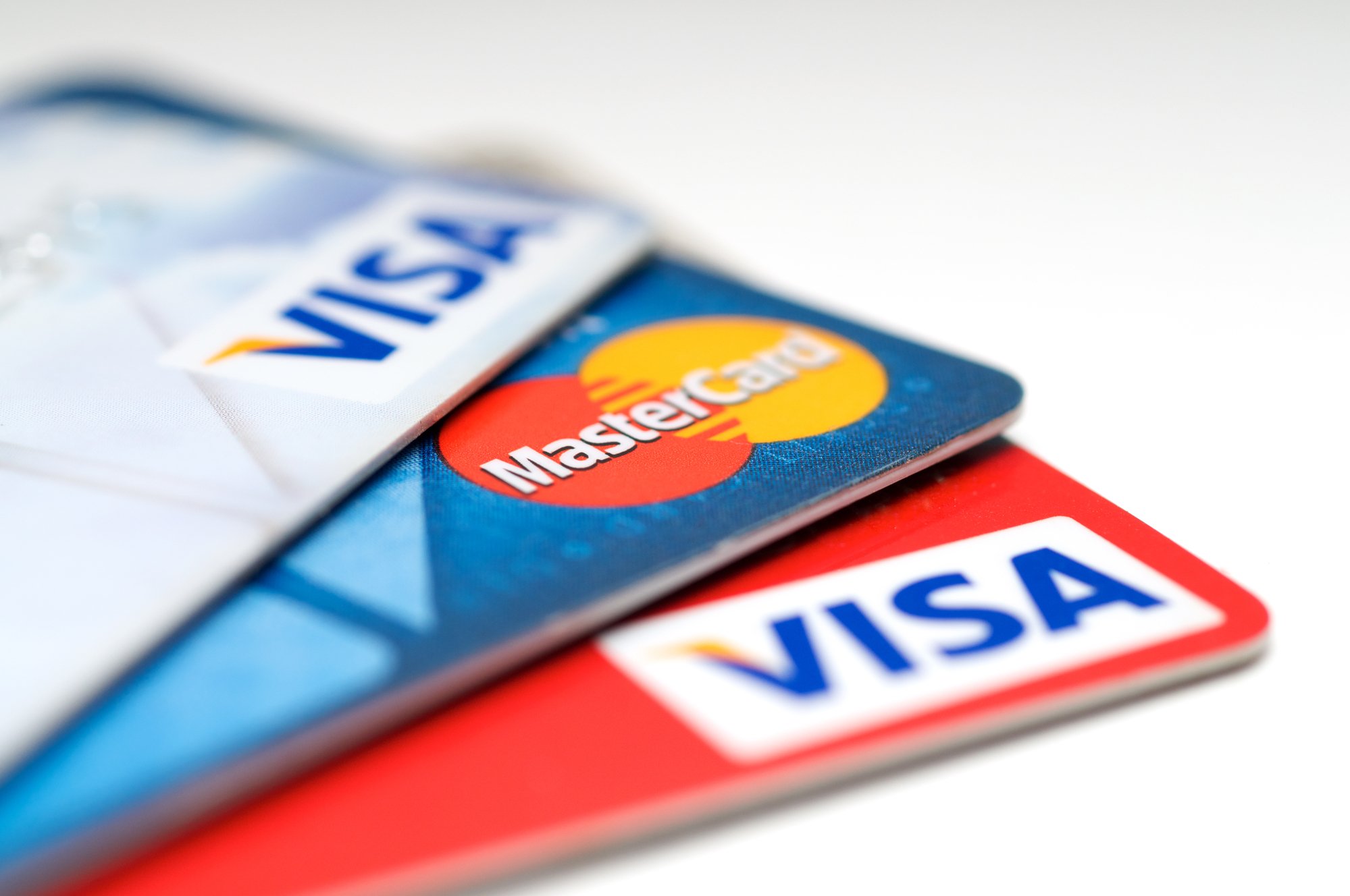 VISA and Mastercard credit card